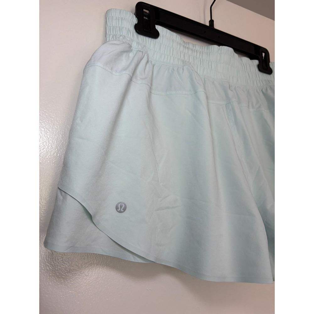 NEW Lululemon Track That High-Rise Lined Short 3" Large Mint Green LW7DENS - Picture 3 of 6